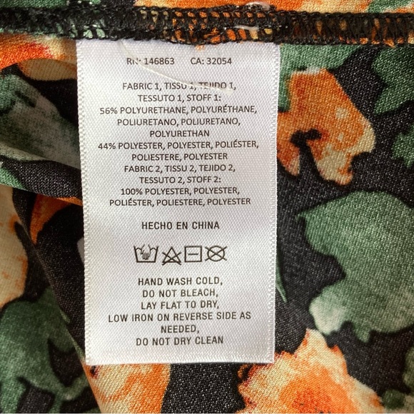 NWT Anthropologie Mare Mare Faux Leather Floral Maxi Dress XS - Picture 12 of 12